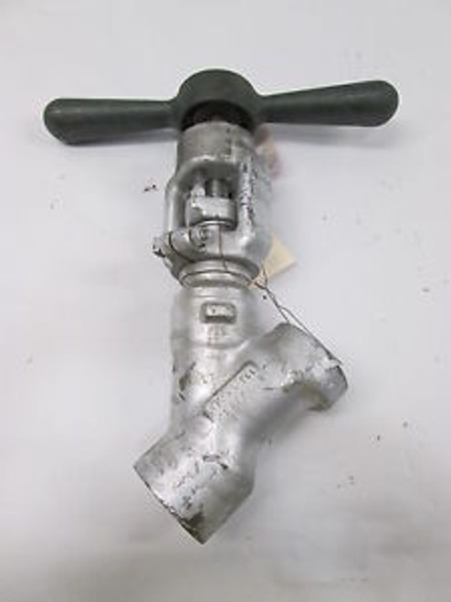 NEW ROCKWELL-EDWARD B36124 UNIVALVE 1-1/4IN SOCKET WELD GLOBE VALVE D407355