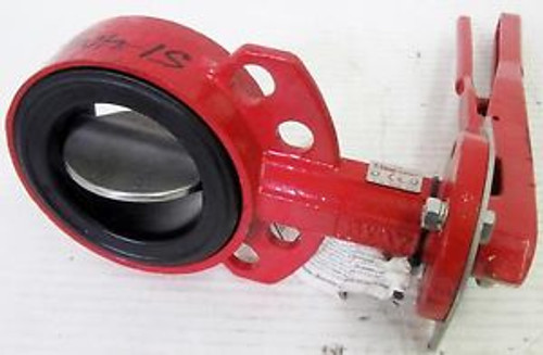 BRAY 3 BUTTERFLY VALVE, 195 PSI, A126/316SS/416SS/BUNA-N MATERIALS - NEW