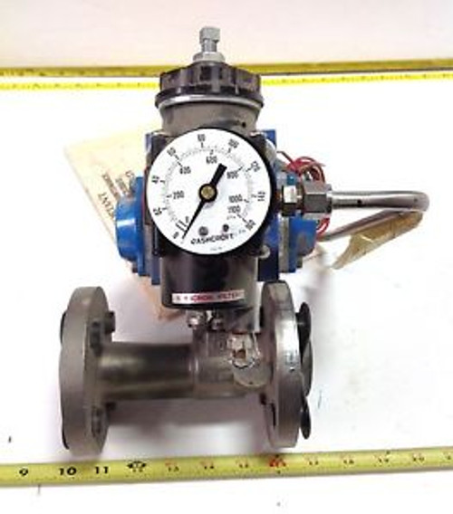 JAMESBURY 3/4 STAINLESS STEEL VALVE ACTUATOR DAMAGED VPVL051 SR4/5BLTC