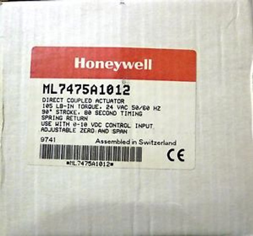 HONEYWELL ML7475A1012 DIRECT COUPLED ACTUATOR