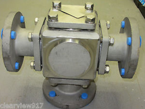 PBM 3 Way Valve 2 NEW MPH-H4L-K10-C021 MPHH4LK10C021  150# flanged