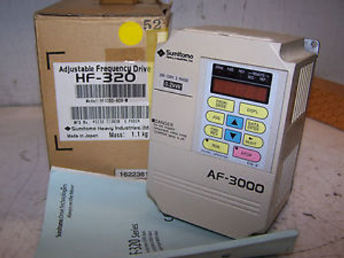 NEW SUMITOMO 1/4 HP AC VFD DRIVE AF3002-A20-U  230 VAC 3 PHASE 0 - 400 Hz