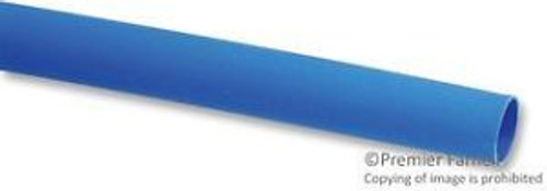 Alpha Wire Fit-221-1/4 Bl103 Heat Shrink Tubing, 6.35Mm Id, Po, Blu, 100Ft, Pk25