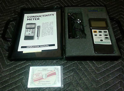 Control Company 4169 Dual-Display Traceable Digital Conductivity Meter w / Case