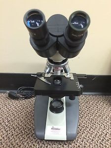 Binocular Compund Microscope 4X, 10X, 40X, 100XOil Objectives - Mechanical Stage