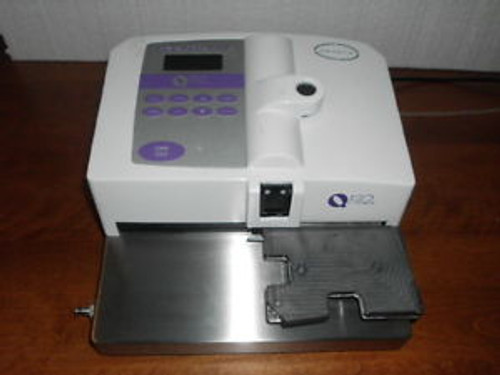 Genetix QFill2 Digital Microplate Dispenser, powers up navigates thru screens