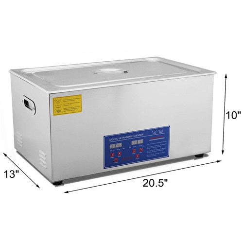 Stainless Steel 22 L Liter Industry Heated Ultrasonic Cleaner Heater w/ Timer US