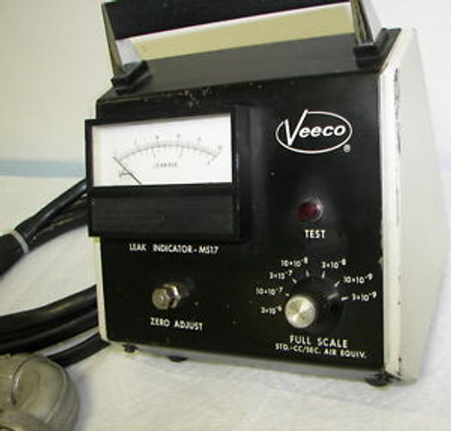 Veeco Helium Leak Detector Controller Model 0126-005 Leybold-Heraeus