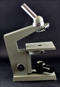PZO Warszawa Polish White Solid Microscope Made in Poland LM2