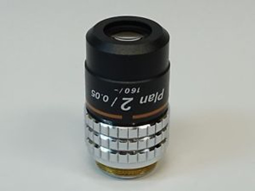 Nikon Plan 2X/0.05 160/- Microscope Objective excellent condition