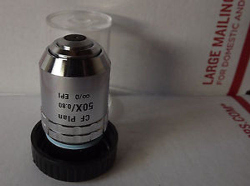 Nikon CF Plan 50x 0.80 ?/0 WD 0.54 EPI Microscope Objective Lens