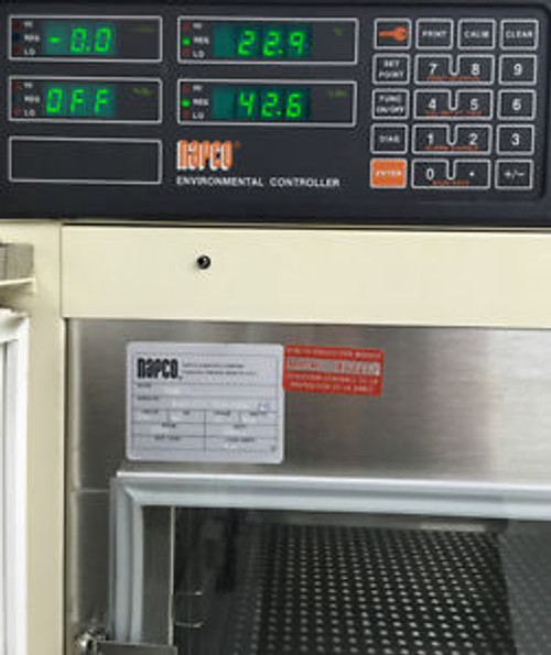 NAPCO 7100 LAB INCUBATOR TEMPERATURE HUMIDITY AND CO2 CONTROL