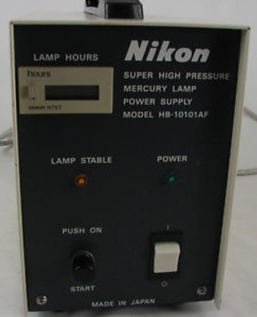 Nikon Super High Pressure Mercury Lamp Power Supply Model HB-10101AF