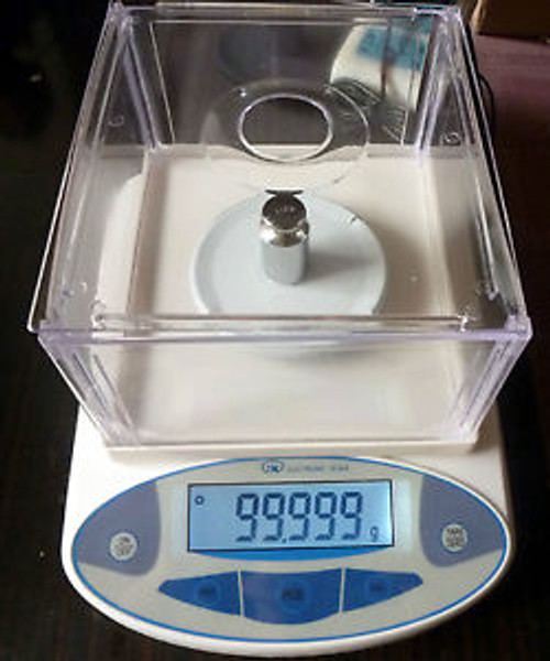 200g/0.001g Lab Analytical Digital Balance Scale for
