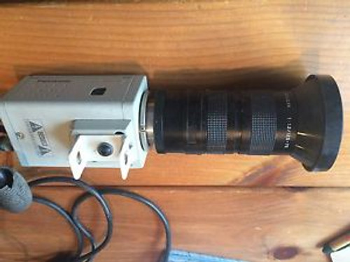 Panasonic Color CCTV Camera WV-CP410 and Fujinon-TV Zoom Lens H6X12.5R