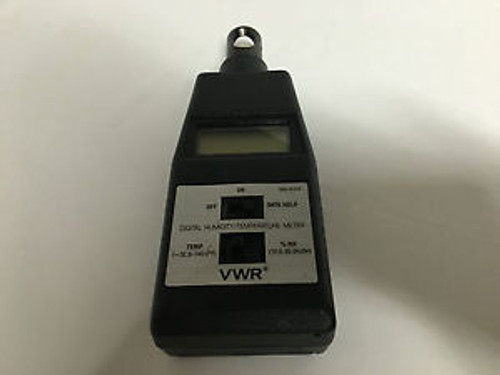 VWR DIGITAL HUMIDITY/TEMPERATURE METER MODEL:35519-043