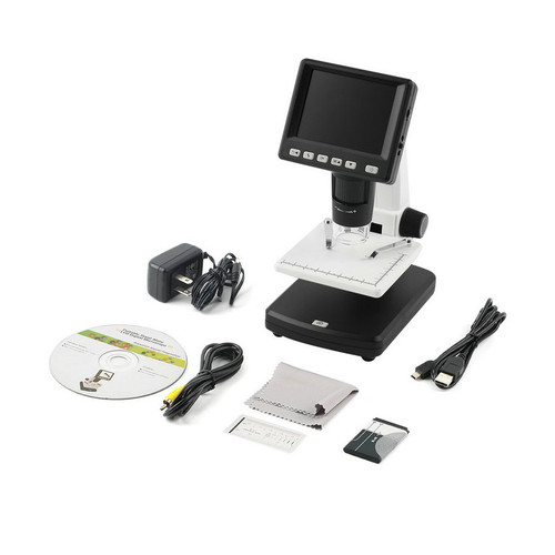 300X Digital Microscope LCD Dispaly 1200 Time Zoom Electronic Magnifer Camera OE
