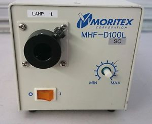 Moritex MHF-D100L Halogen Fiber Optic Light Source [JW]