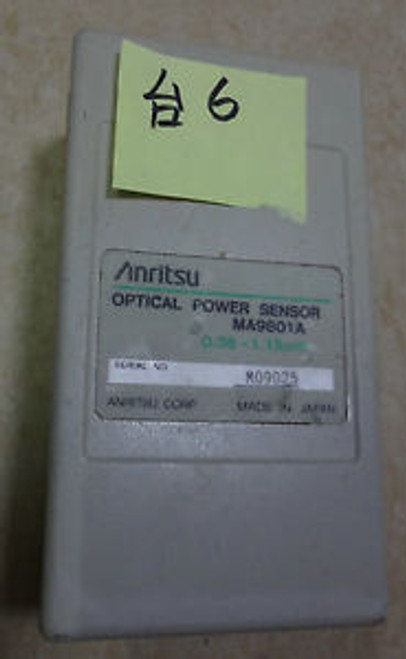 Anritsu  Optical Power Sensor MA9801A 0.38-1.15um