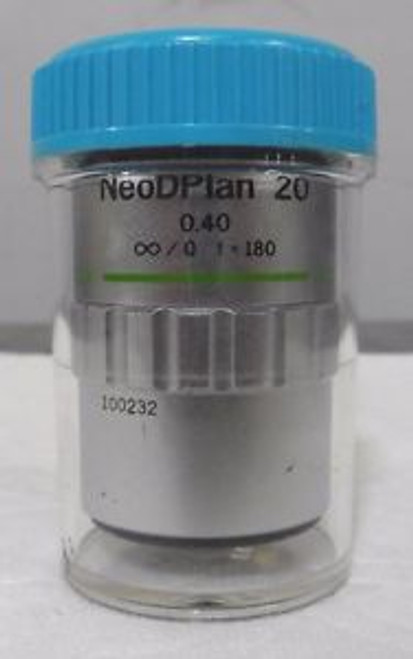 C126377 Olympus 100232 IC20 NeoDPlan 20 0.40 ?/0 f=180 Microscope Objective Lens
