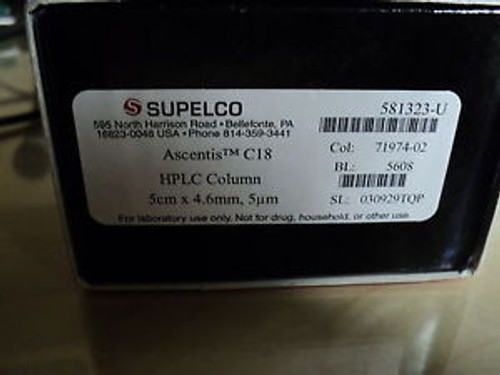 New HPLC column Supelco Ascentis C-18  50 x 4.6 mm 5 um 581323-U