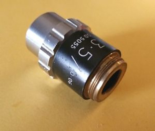 Infared Vickers 3.5x Microscope Objective [Made by BioRad].Perfect Optics.[JW]