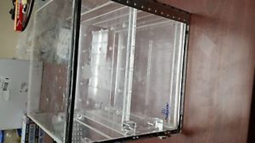 Used NALGENE 5317-0120 Desiccator Cabinet 12x12x12, Acrylic, 1 Shelf, 1 tray