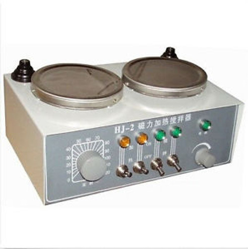 2 Head Magnetic Heating Stirrer Agitator 220V