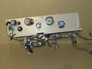 LAB REGULATOR SETUP WITH NITROGEN REGULATOR SMC FILTER & OTHER PRODUCTS AS SHOWN