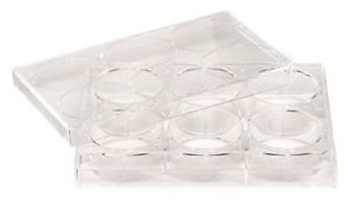 LAB SAFETY SUPPLY 11L794 12 Well Tissue Culture Plate w/Lid, PK50