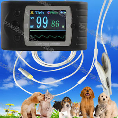 Vet Veterinary Animals Hand-Held Pulse Oximeter Spo2 Monitor Blood oxygen w USB