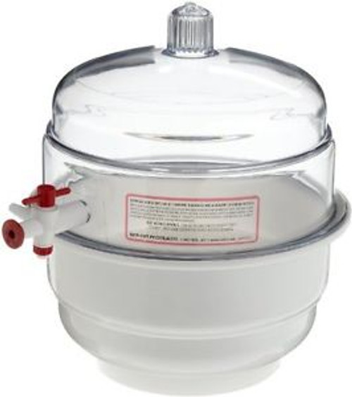 Bel-Art Scienceware F42020 Polypropylene Bottom Space Saver Vacuum Desiccator,