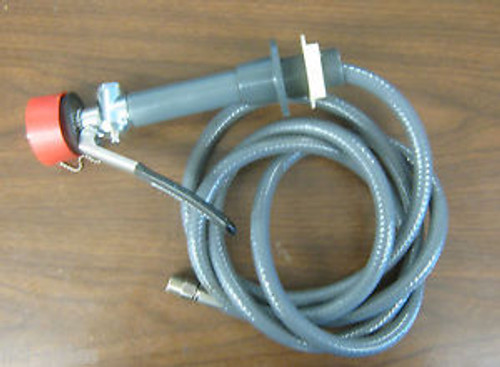WATERSAVER DECK MOUNTED EMERGENCY DRENCH HOSE & RUBBER AERATED OUTLET HEAD