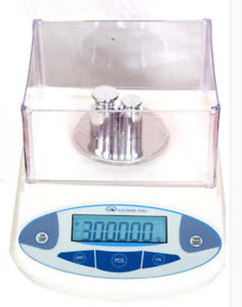 300g/0.001g  Lab Analytical Digital Balance Scale for