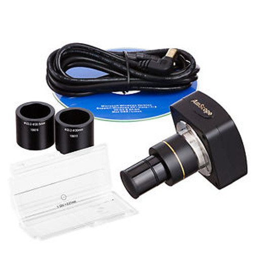 AmScope MU300-CK 3MP USB2.0 Microscope Digital Camera + Calibration Kit