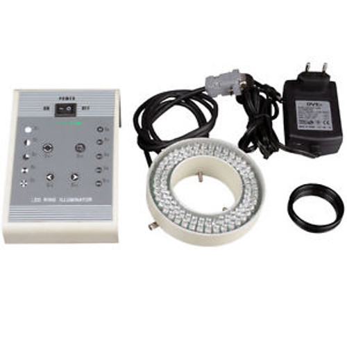 AmScope 80-LED 8-Zone Lighting-Direction-Variable Microscope Ring Illuminator