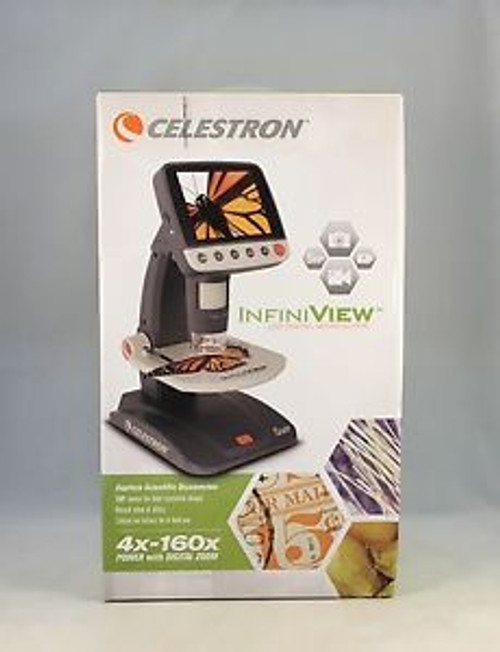 Celestron 5 MP InfiniView LCD Digital Microscope 44360 Celestron