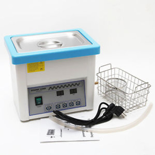 Stainless Steel Cleaner 4.5L Ultrasonic machine Bath for jewelry+basket