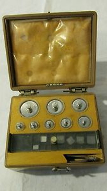 Vintage Ainsworth Class S Metric weight Set