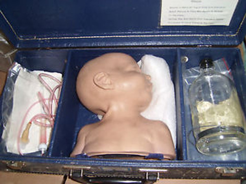 NASCO LIFE FORM PEDIATRIC INFANT BABY INJECTION HEAD MANIKIN TRAINER 389