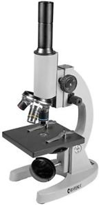 NEW Barska w/ Mirror White Monocular Compound Microscope, 40x, 100x, 400x