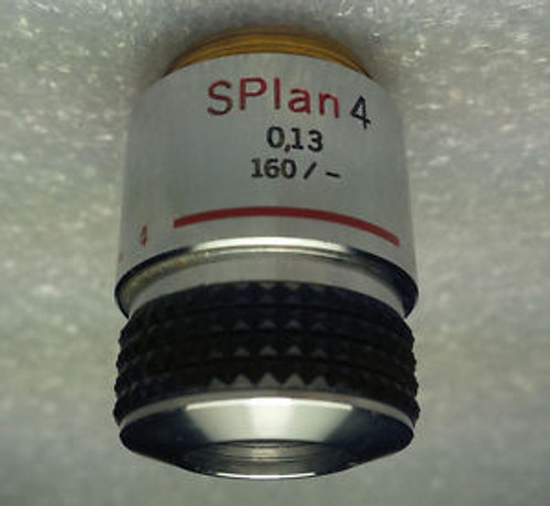 Olympus Splan 4 0.13 160 / -  Microscope Objective EXCELLENT CONDITION