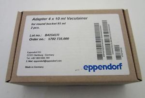 Eppendorf 4 x 4-10ml Adapters, Cat. # 022637269