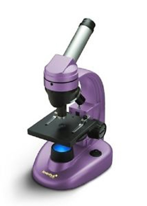 Levenhuk 50L NG Amethyst Microscope w/Adapter and Carrying Case