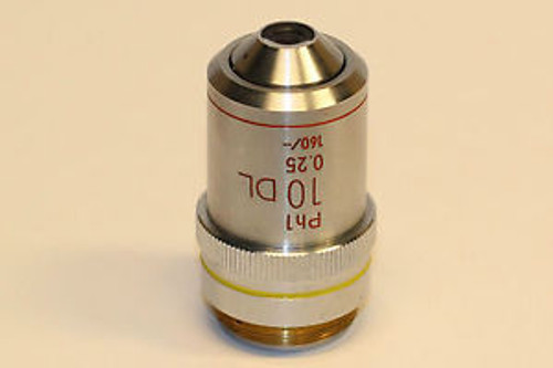Nikon 10X/0.25 160/- Ph1 DL Microscope Objective excellent condition