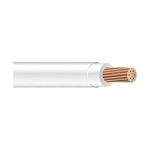 Building Wire, Thhn, 6 Awg, White, 100Ft