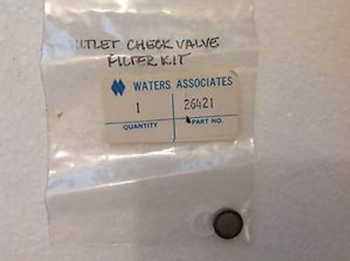 Waters Millipore  HPLC Part 26421 Outlet Check Valve Filter Kit