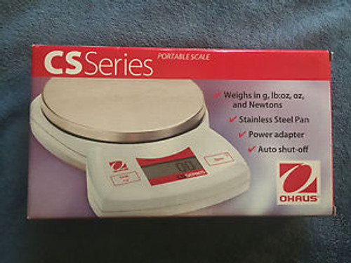 Ohaus CS5000 Compact Scale, Balance, 5000g Capacity and 1g Readability