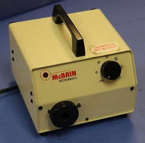 (1) Used McBain FOI-150 Fiber Optic Light Source EKE 120 VAC 60 Hz 175 Watts