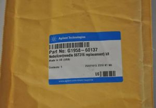 New in Box Agilent Nebulizer (needle SST316 replacement) kit G1958-60137